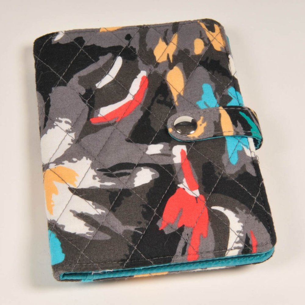 Vera Bradley small snap wallet in Splash Floral {Mint}